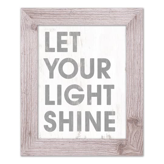 Let Your Light Shine Western Framed Print